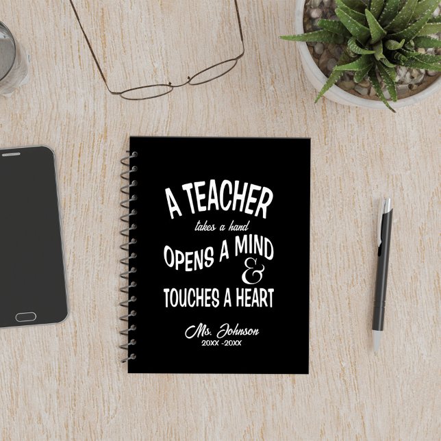 A teacher takes a hand personalized planner (Creator Uploaded)