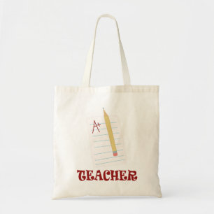 A+ Teacher Tote Bag