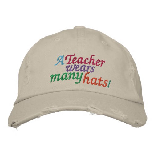 A TEACHER  Wears Many Hats by SRF