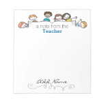 A Teacher&#39;s Custom Notepad at Zazzle