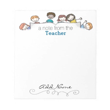 A Teacher's Custom Notepad