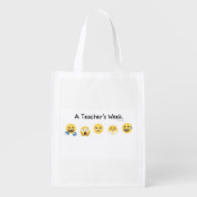 A Teacher's Week Reusable Bag