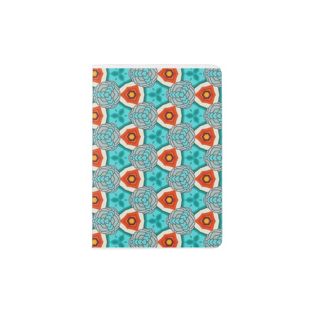 A Teal & Orange Passport Cover (Front)