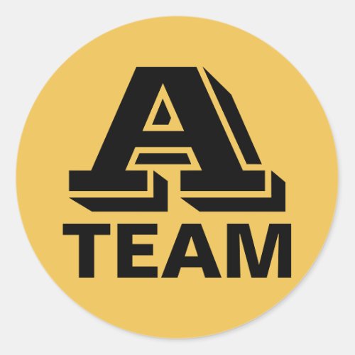 A Team Recognition Sticker