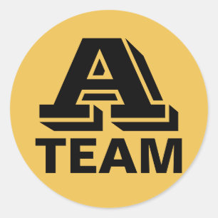 A Team Recognition Sticker