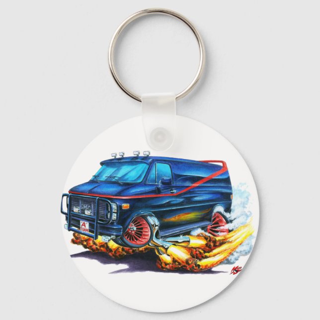 A Team Van Keychain (Front)