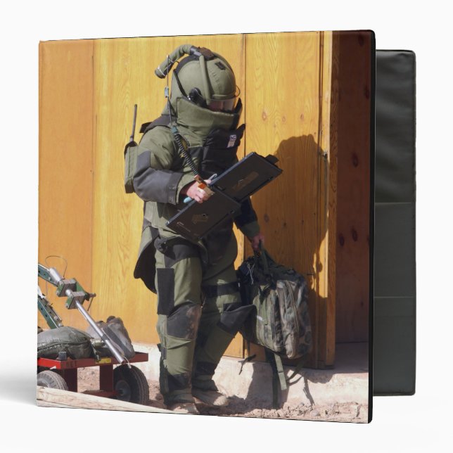 A technician 3 ring binder (Front/Inside)