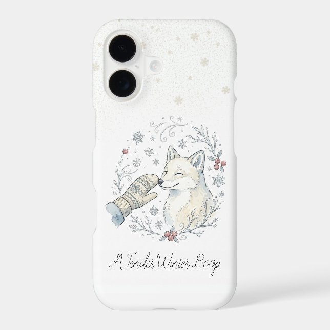 A Tender Winter Boop iPhone Case (Back)