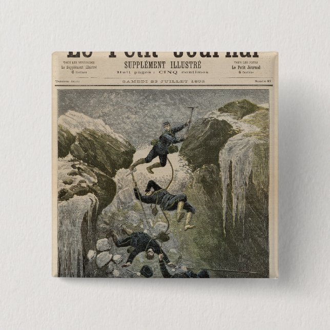 A Terrible Accident in the Alps Button (Front)