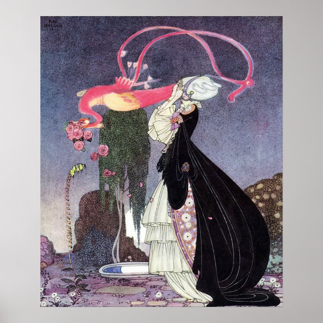 A Terrible Dream by Kay Nielsen Poster | Zazzle