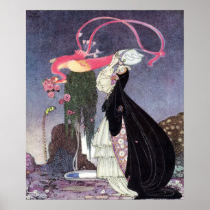 A Terrible Dream by Kay Nielsen Poster