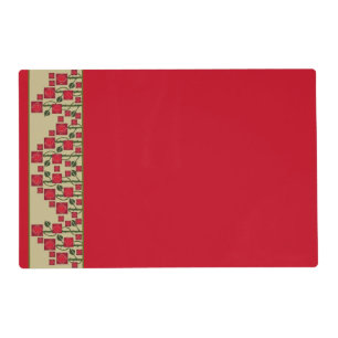 A Terrific Arts & Crafts Rose in the Mission Style Placemat