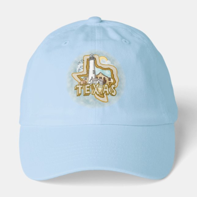 A Texas Lighthouse Trucker Hat (Front)