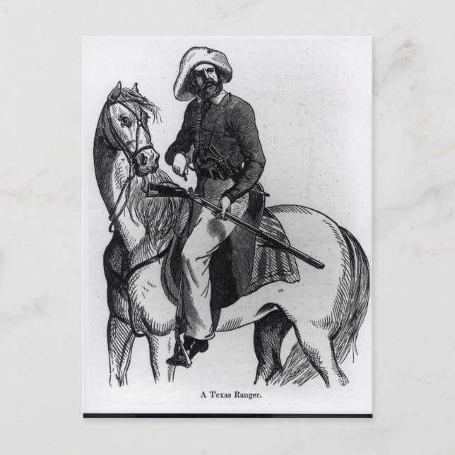 A Texas Ranger Postcard (Front)
