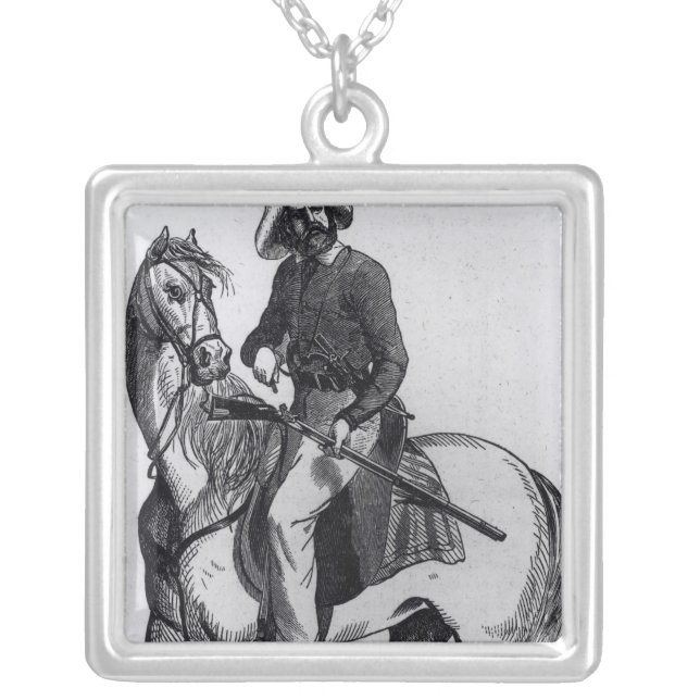 A Texas Ranger Silver Plated Necklace (Front)