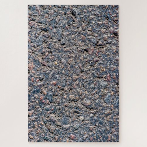 A Texture Of Fresh Asphalt And Gravel Pebbles Jigsaw Puzzle