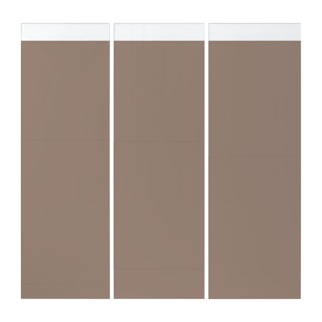 A textured background of various shades of brown,  triptych (Front)