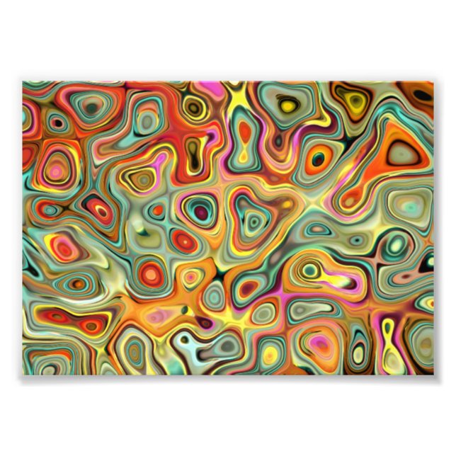 A thankful Abstract Modern Art 4.54 Photo Print (Front)