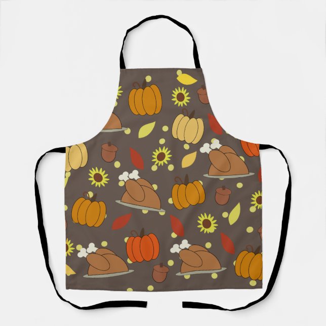 A Thanksgiving Story Apron (Front)