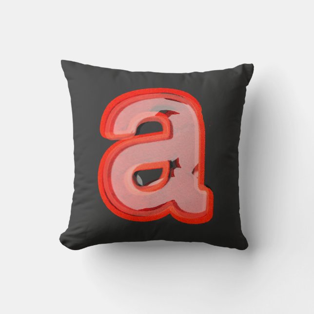 "a" $THCBand Throw Pillow (Front)