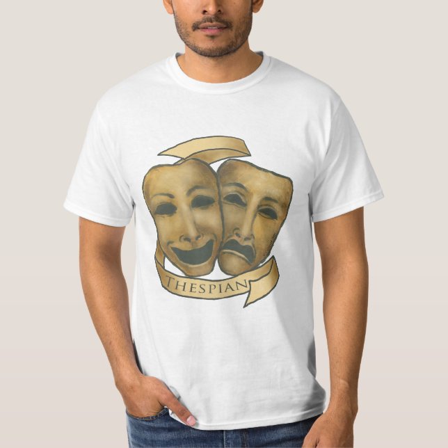 A Thespian Masks  t-shirt (Front)