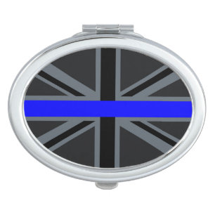 A Thin Blue Line Union Jack Vanity Mirror