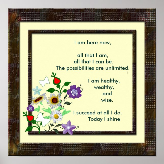 A Thought for the Day Poster (Front)