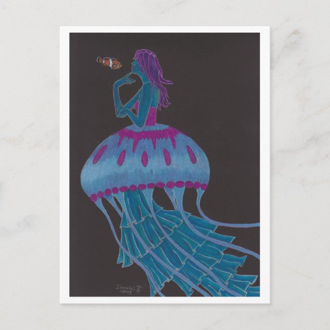 "A Thoughtful Conversation" by Daedelys Postcard (Front)