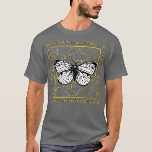 A Thousand Butterflies Gold Kintsugi T-Shirt