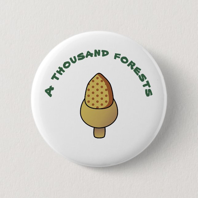 A thousand forests button (Front)