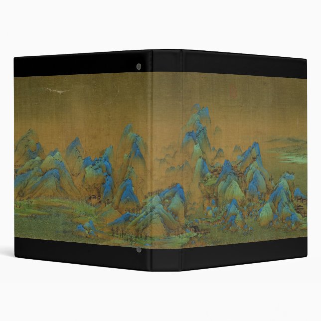 A Thousand Li of River and Mountains Wang Ximeng 3 Ring Binder (Background)