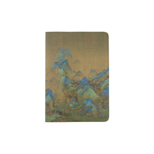 A Thousand Li of Rivers and Mountains Poster Passport Holder (Front)