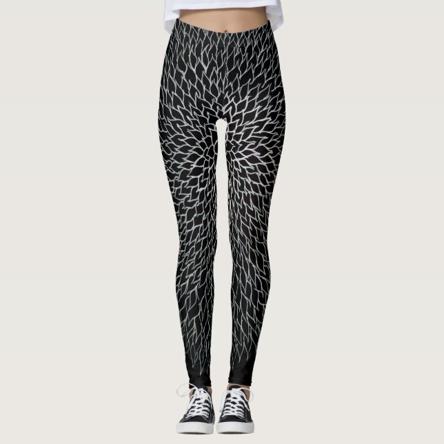 A Thousand Lotus Petals Leggings (Front)