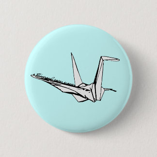 a thousand paper cranes pinback button