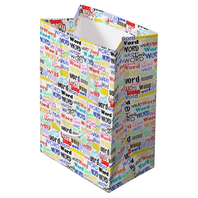 A Thousand Words - 1000 Words Medium Gift Bag (Front Angled)