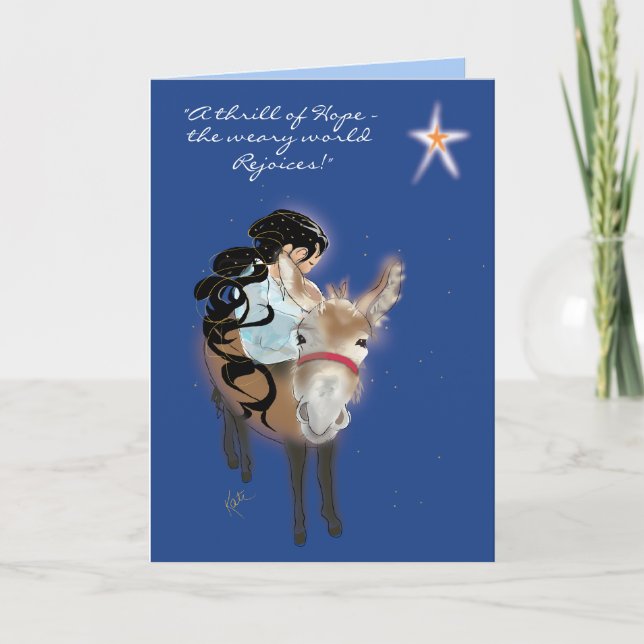 A thrill of Hope Holiday Card (Front)