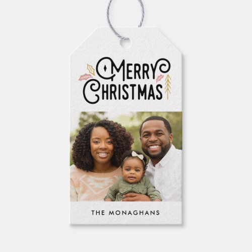 A Thrill of Hope  Merry Christmas  Photo Gift Tags