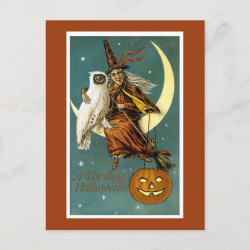 A Thrilling Halloween Postcard