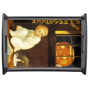 A Thrilling Halloween Serving Tray