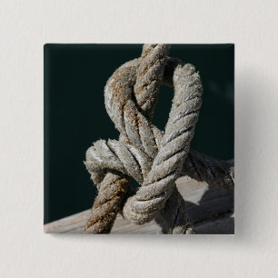 A Tied Knot On A Jetty Portugal Button