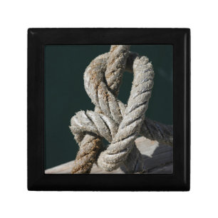 A Tied Knot On A Jetty Portugal Jewelry Box