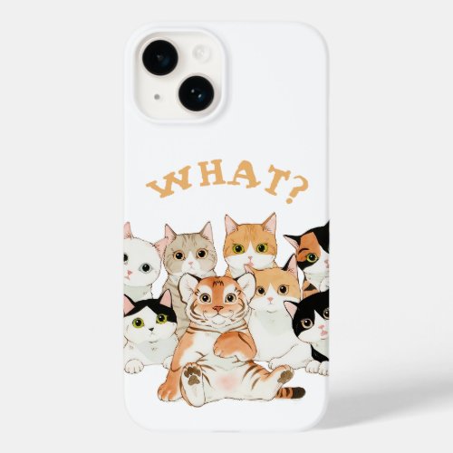 A tiger and a group of cats So Cute Case_Mate iPh Case_Mate iPhone 14 Case