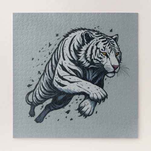 A Tigers Reflection Jigsaw Puzzle