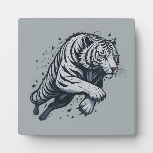 A Tigers Reflection Plaque