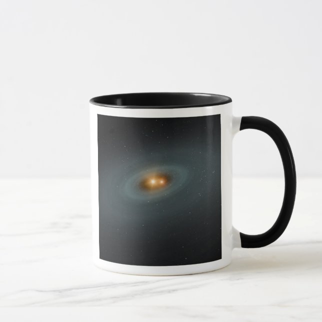 A tight pair of stars and a surrounding disk mug (Right)