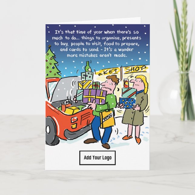 A Time for Mistakes. Company Christmas Card (Front)