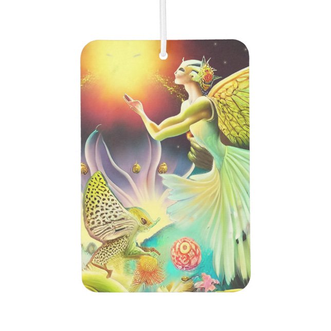 A Time of Recompense Oil Painting Air Freshener (Front)