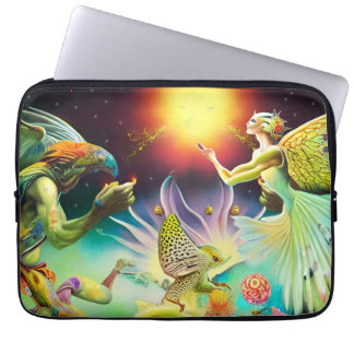 A Time of Recompense Oil Painting Laptop Sleeve
