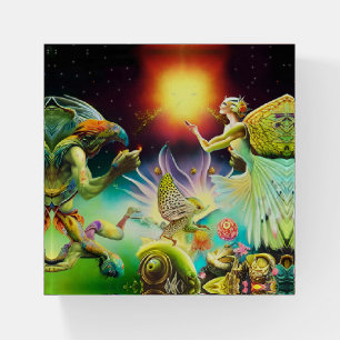 A Time of Recompense Oil Painting Paperweight