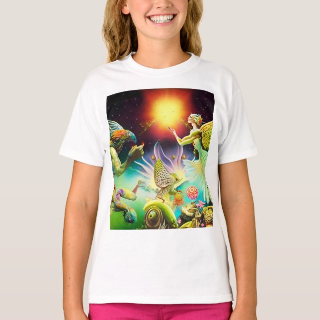A Time of Recompense Oil Painting T-Shirt (Front)